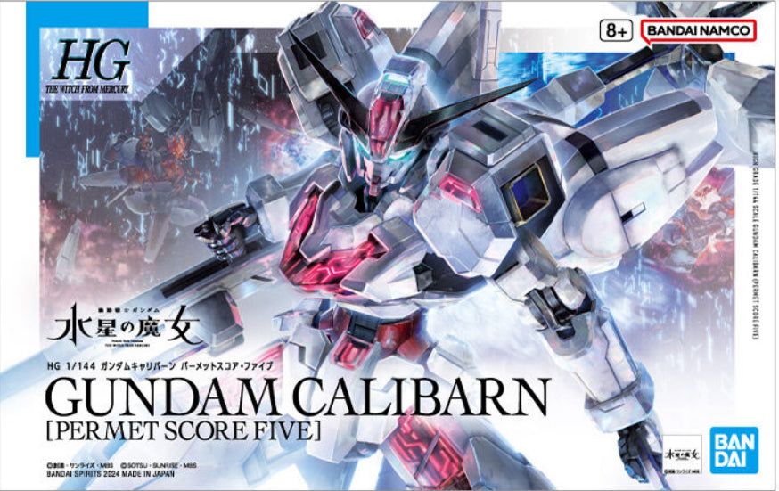 PBANDAI HG 1/144 HGTWFM Gundam Calibarn Permet Score Five