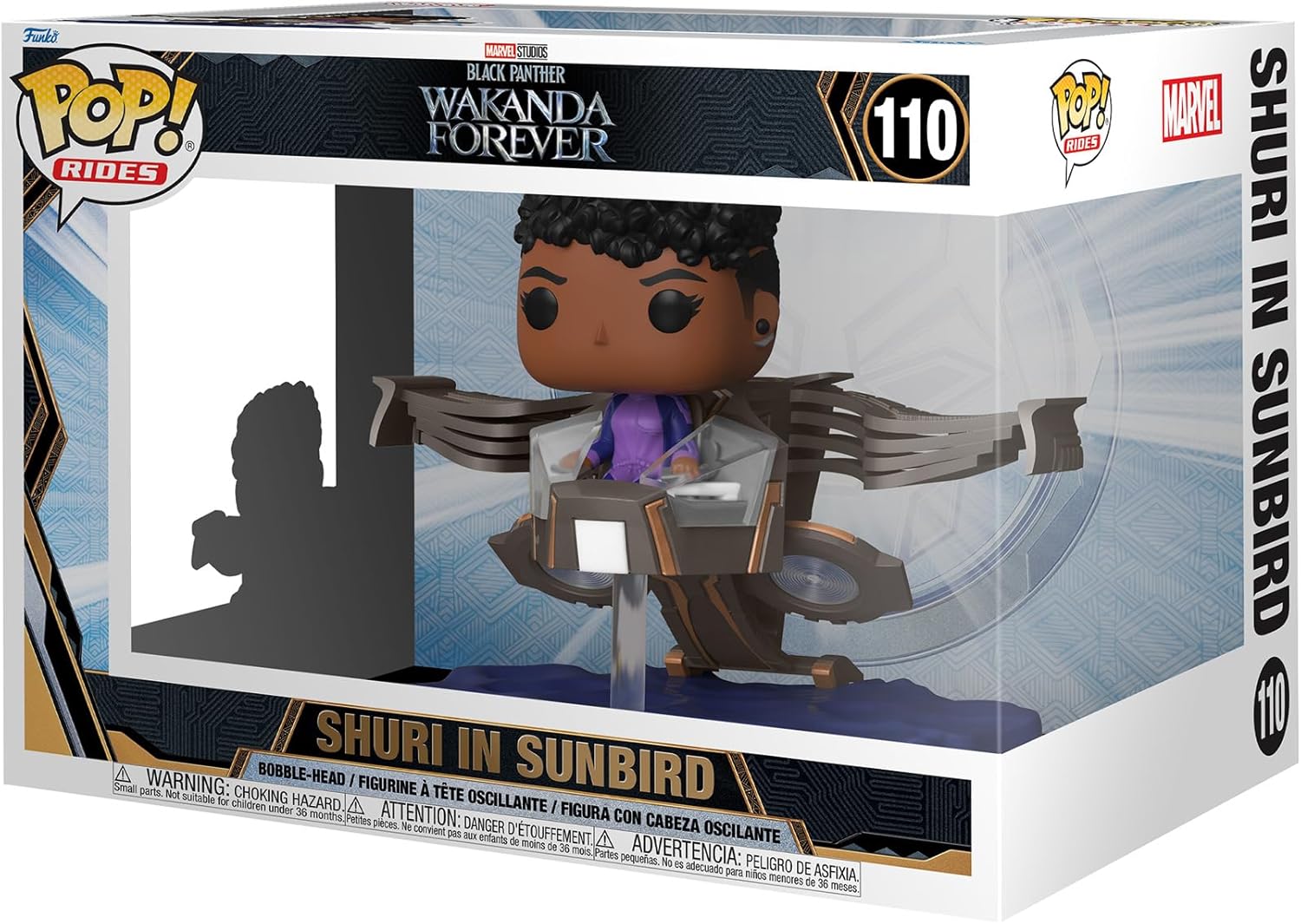 FUNKO POP RIDE MARVEL Black Panther: Wakanda Forever Shuri in Sunbird