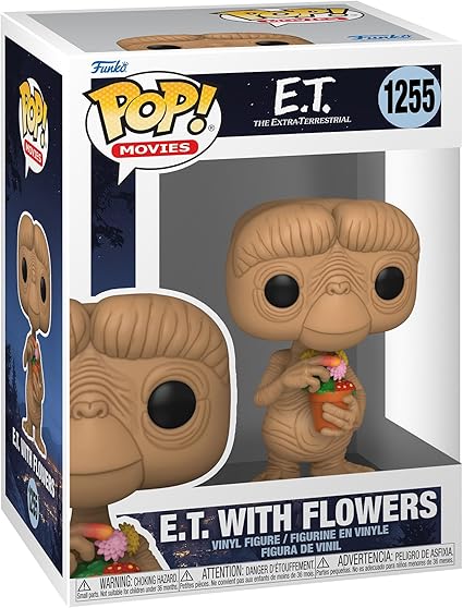 FUNKO POP MOVIES ET 40th Anniversary ET with Flowers