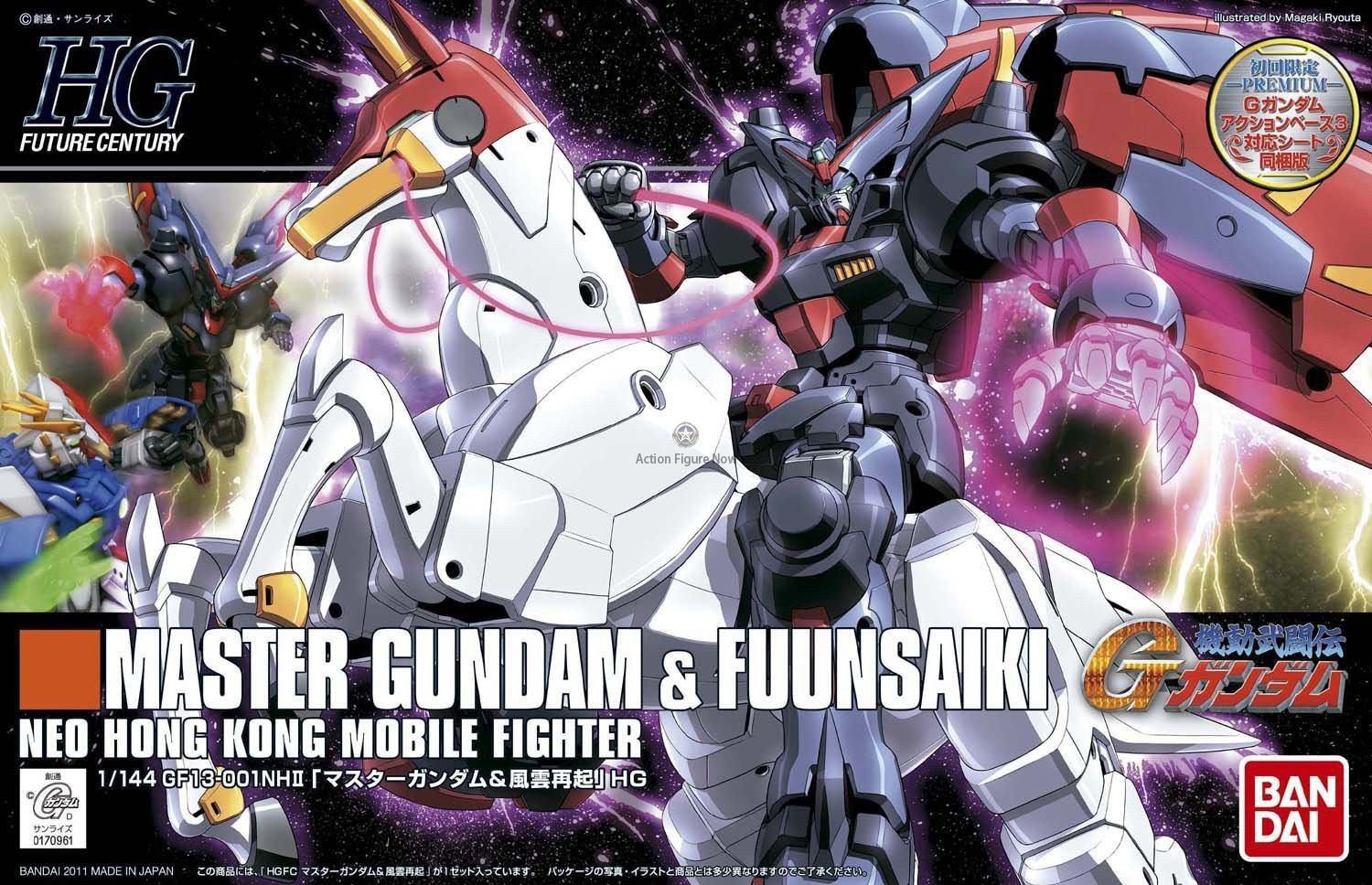 BANDAI HG 1/144 HGFC Master Gundam & Fuunsaiki