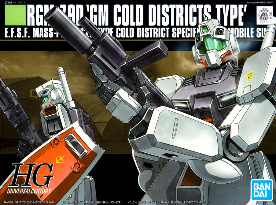 BANDAI HG 1/144 HGUC RGM-79D GM Cold Districts Type