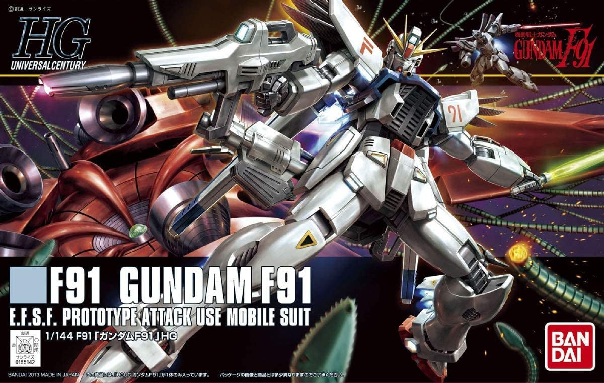 BANDAI HG 1/144 HGUC Gundam F91 (Gundam F91)