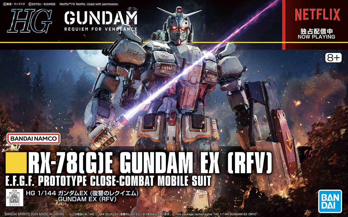 BANDAI HG 1/144 HGUC Gundam Ex (RFV)