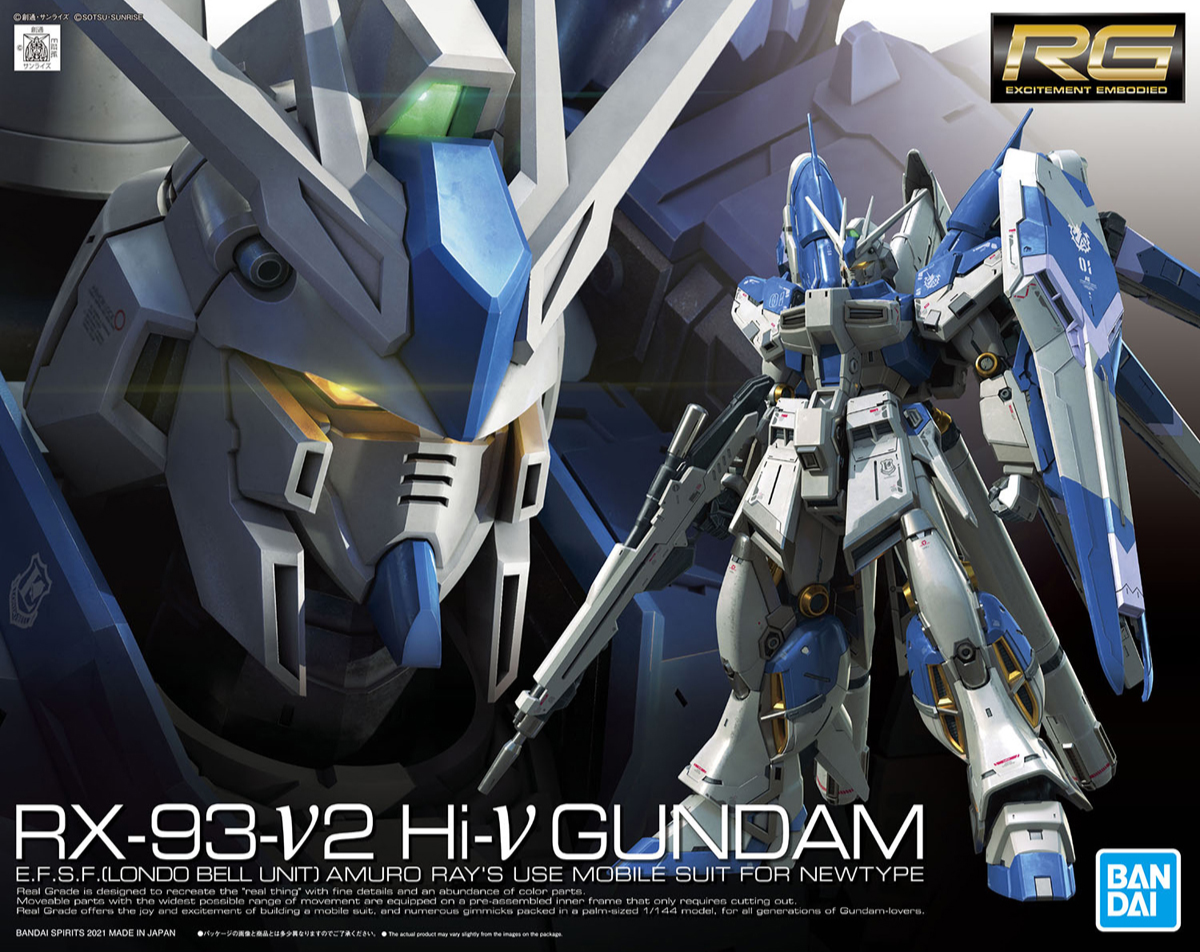 BANDAI RG 1/144 RX-93-v2 Hi Nu Gundam