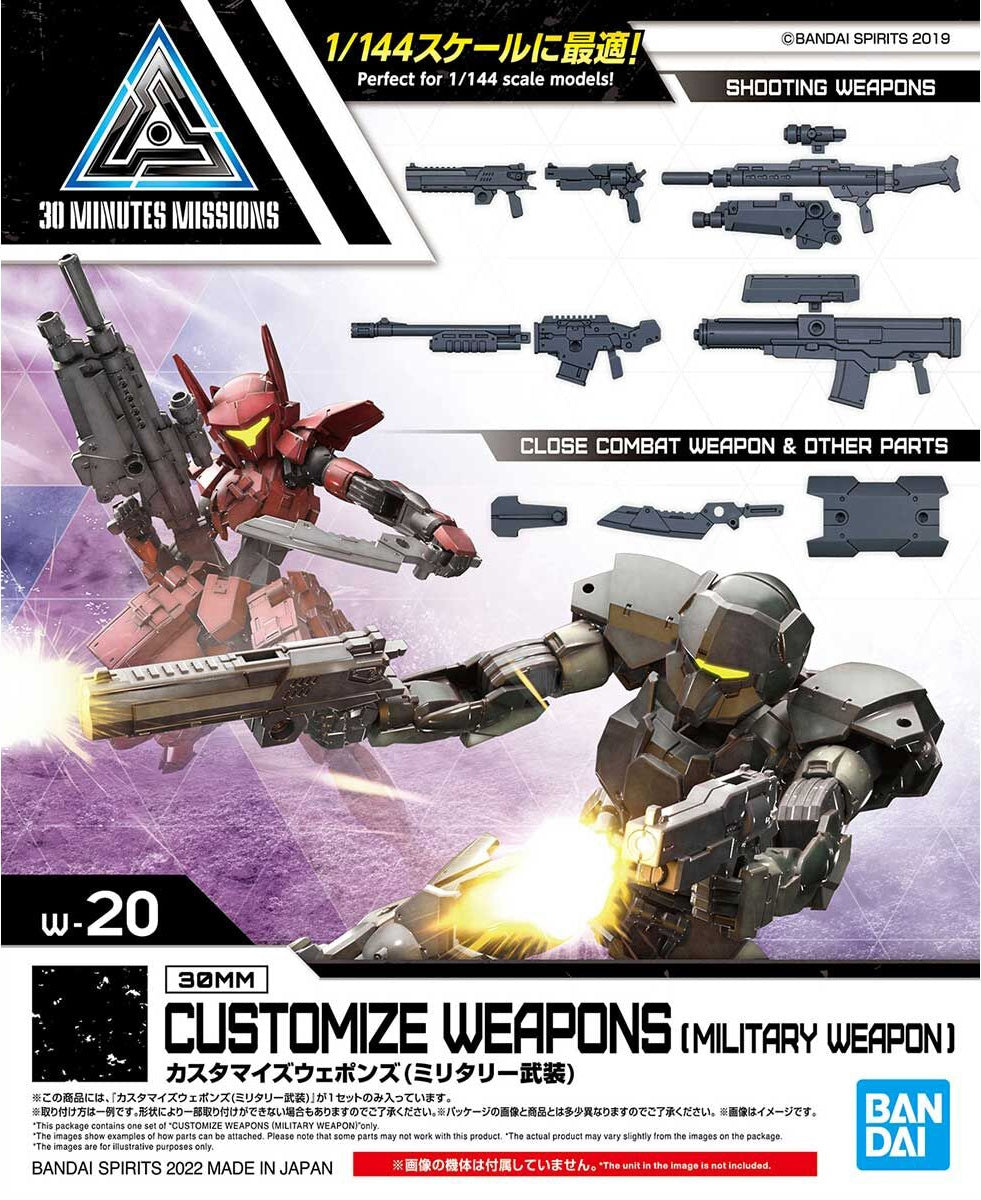 BANDAI 30MM 1/144 Customize Weapons (Military Weapon)