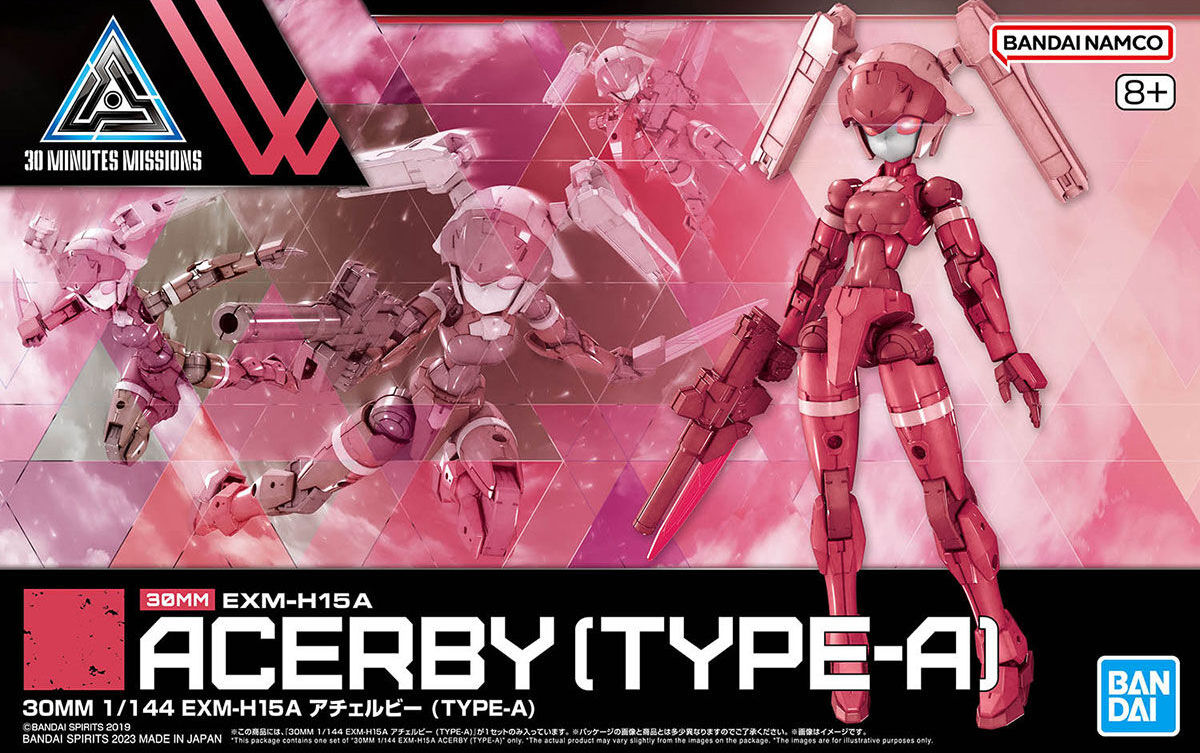 BANDAI 30MM 1/144 EXM-H15A Acerby (Type-A)