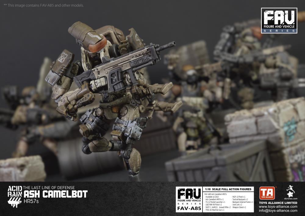 ACID RAIN 1/18 FAV-A85 Ash Camelbot HR57s